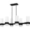 Quoizel Kimora Linear Chandelier 6 Lights Matte Black PCKIM636MBK - alternate 3